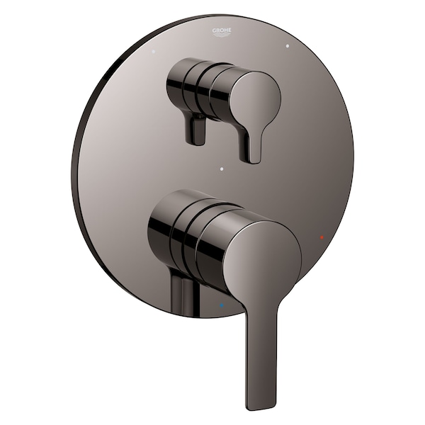 Lineare Pressure Balance Valve Trim With 3-Way Diverter With Cartridge, Gray